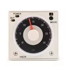 Minuterie relais de retard 24-240V AC/DC 1.2s à 300h, 8 broches et prise