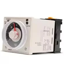 Minuterie relais de retard 24-240V AC/DC 1.2s à 300h, 8 broches et prise