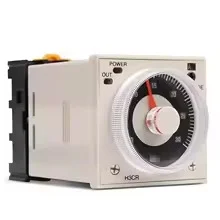 Minuterie relais de retard 24-240V AC/DC 1.2s à 300h, 8 broches et prise